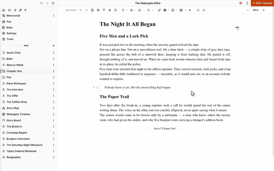 Rewriting a selected paragraph with a locally-run model in Scriptorium